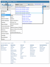 Figure 2. The NCBI search bar (top panel) and footer (bottom panel) from the new PubMed pages.
