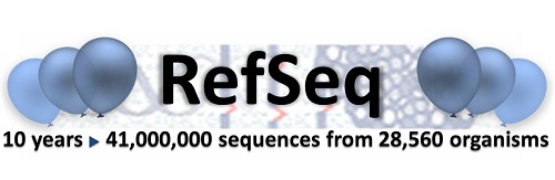 RefSeq 10 years logo