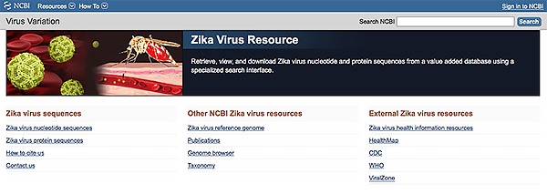 Zika virus resource
