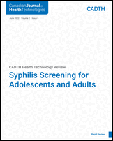 Cover of Syphilis Screening for Adolescents and Adults